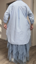 ITALIA oversized viscose blouse/hemd