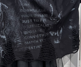EU Queen design oversized de modieuze kleuring katoen A-lijn jas/blazer