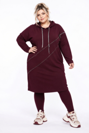 Italia Moda katoen jurk/tuniek met ritsen/ stretch /in meerdere kleuren
