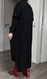AKH oversized gebreide tuniek/jurk  apart stretch
