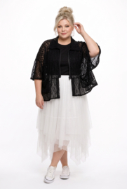 Vincenzo Allocca oversized korte vest/blazer stretch/ KANT /aparte/stretch