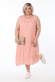 AKH oversized viscose A-lijn jurk apart