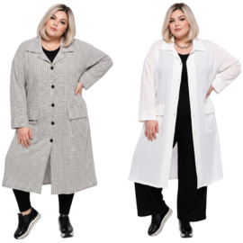 AKH oversized viscose jersey blazer/zomerjas apart/stretch/in meerdere kleuren