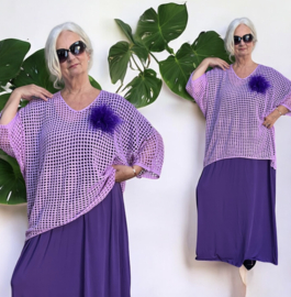 Italia Moda oversized gebreide top stretch/in meerdere kleuren