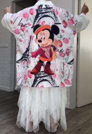 ITALIA oversized viscose blouse/hemd