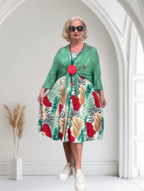 ITALIA  oversized viscose vest stretch/in meerdere kleuren