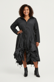 Vincenzo Allocca oversized katoen A-lijn blazer/vest/jas/aparte/stretch