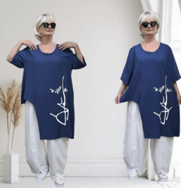 SINNE design.. A- lijn viscose top/tuniek