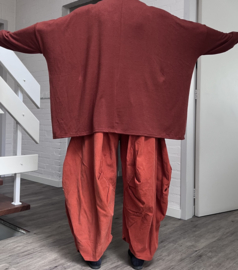ITALIA oversized viscose top/in meerdere kleuren
