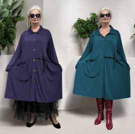 Haniya viscose mix blazer/vest/ met knoopsluiting //in meerdere kleuren