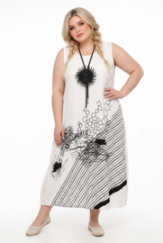 Zedd Plus viscose A-lijn jurk