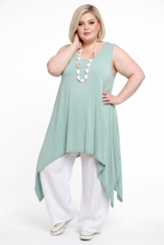 Moonshine oversized viscose A-lijn tuniek stretch