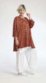 AKH oversized tricot viscose mix A-lijn blazer/vest apart stretch