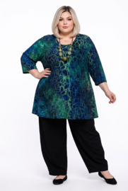 Naveed oversized viscose mix A-lijn tuniek stretch