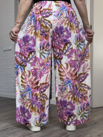 AKH oversized viscose /linnen look broek