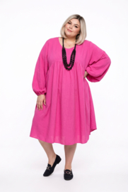 ITALIA Moda oversized viscose A-lijn jurk stretch /in meerdere kleuren