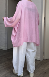 ITALIA oversized viscose top/tuniek/in meerdere kleuren