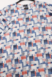 AKH oversized viscose/linnen  A-lijn tuniek apart