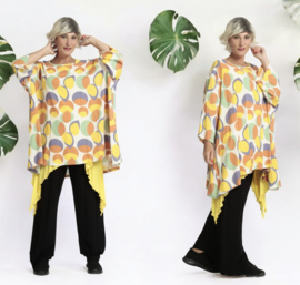 AKH oversized viscose/linnen  A-lijn tuniek  apart