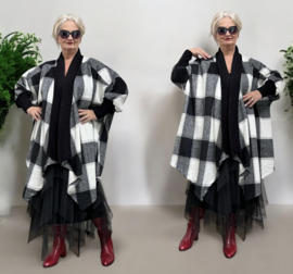Sissy Italia oversized zachte winter katoen blazer/vest/jas /in meerdere kleuren