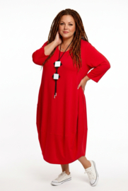 New Jersey viscose ballon jurk stretch