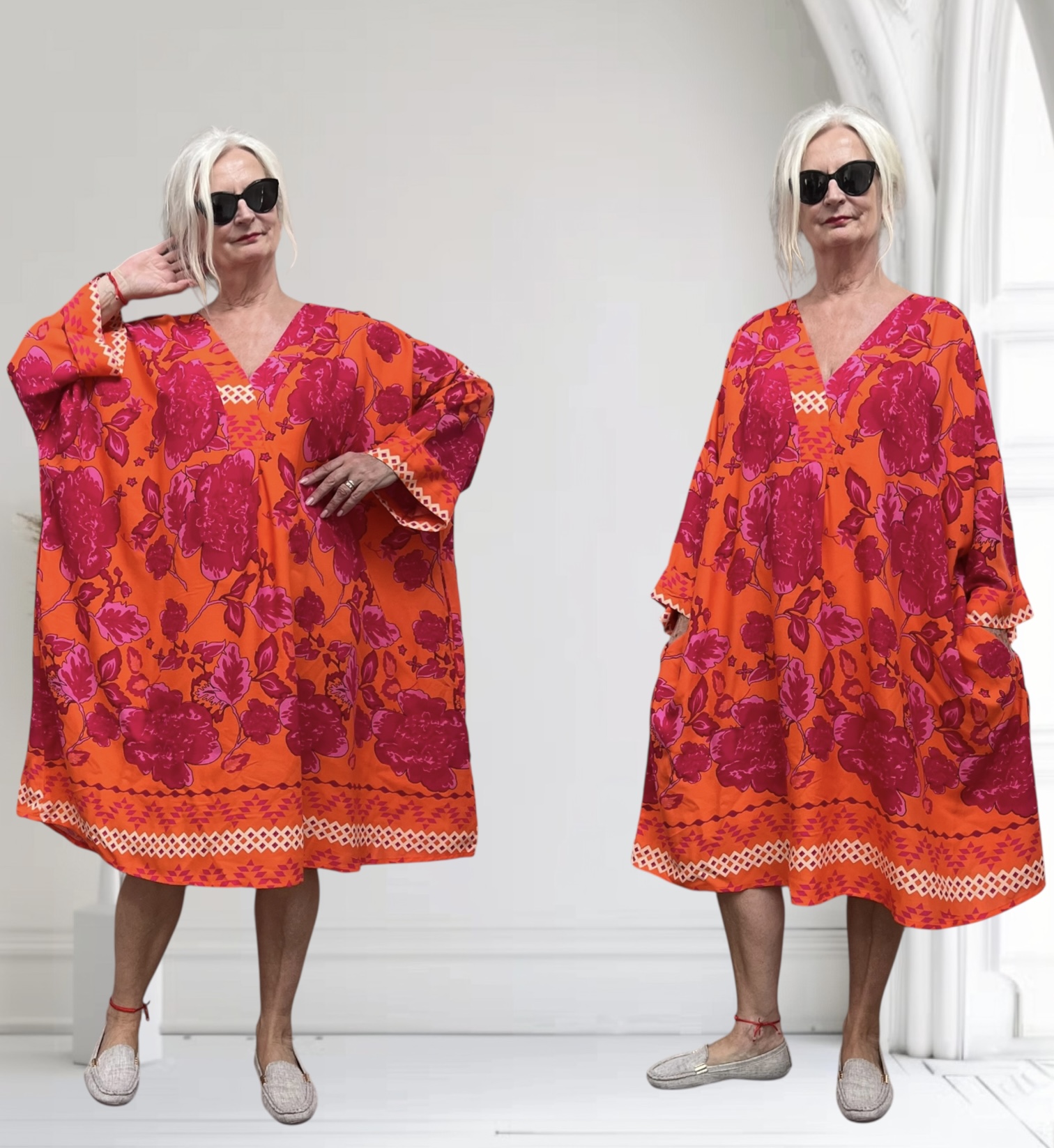 Vincenzo Allocca oversized viscose jurk/tuniek