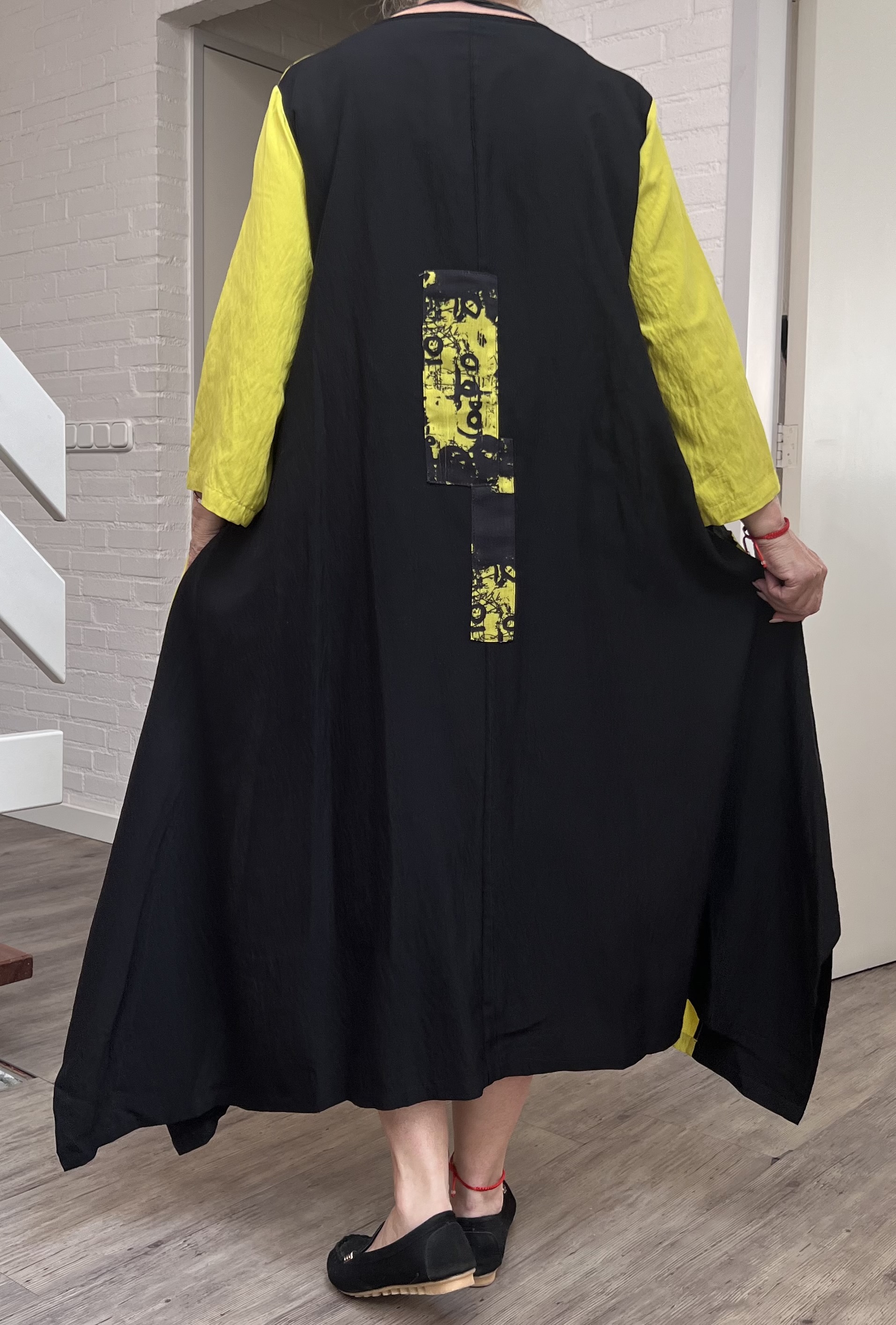 Zedd Plus viscose  A-lijn jurk