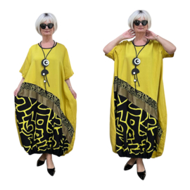 Zedd Plus oversized viscose jurk met zakken apart