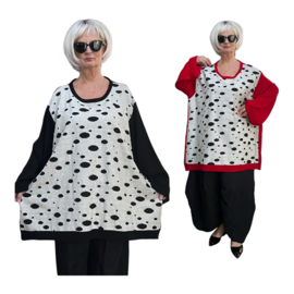 Naveed  oversized viscose gebreide top/poncho stretch/in meerdere kleuren