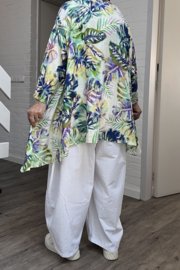 AKH viscose linnen look oversized A-lijn top