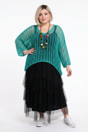 ITALIA katoen oversized gebreide top /in meerdere kleuren