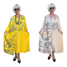 ITALIA MODA viscose  A-lijn jurk /in meerdere kleuren