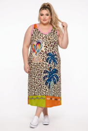 ITALIA MODA viscose A-lijn jurk stretch