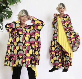 AKH oversized viscose/linnen  A-lijn blazer/tuniek apart