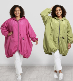 SERANO oversized  tussenjas  waterbestendig met ritssluiting en capuchon /in meerdere kleuren