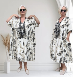 ITALIA MODA viscose  A-lijn jurk
