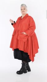 AKH oversized taft tussenjas apart /gevoerd 