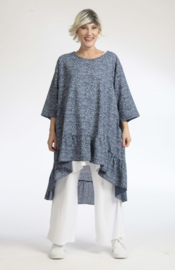 AKH oversized katoen A-lijn tuniek*top  apart
