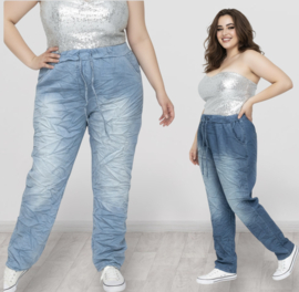 ITALIA katoen jeans broek apart/ veel stretch/in meerdere kleuren
