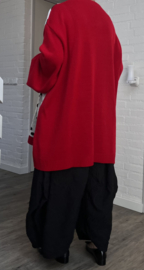 Naveed  oversized viscose gebreide top/poncho stretch/in meerdere kleuren