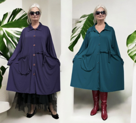 Haniya viscose mix blazer/vest/ met knoopsluiting //in meerdere kleuren