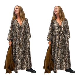 Vincenzo Allocca oversized viscose A-lijn jurk/tuniek apart