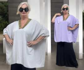 Sissy  oversized viscose top/stretch /in meerdere kleuren