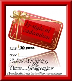 cadeaubon 10 euro