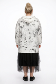 EU Queen design oversized de modieuze kleuring katoen A-lijn jas/blazer stretch