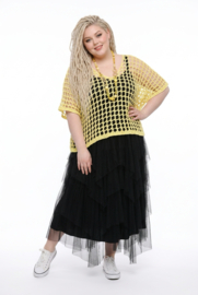 ITALIA katoen oversized gebreide top /in meerdere kleuren