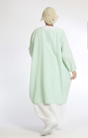 AKH oversized katoen A-lijn blazer/zomerjas tuniek apart