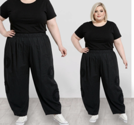 Moonshine katoen ballonbroek apart zwart