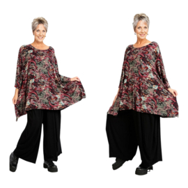AKH oversized viscose A-lijn tuniek  apart stretch