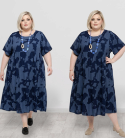 ITALIA MODA viscose A-lijn jurk